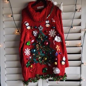 Ugly Christmas sweater/dress!